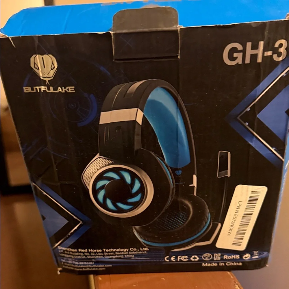 GH-3 Gaming Headset - Black and Blue